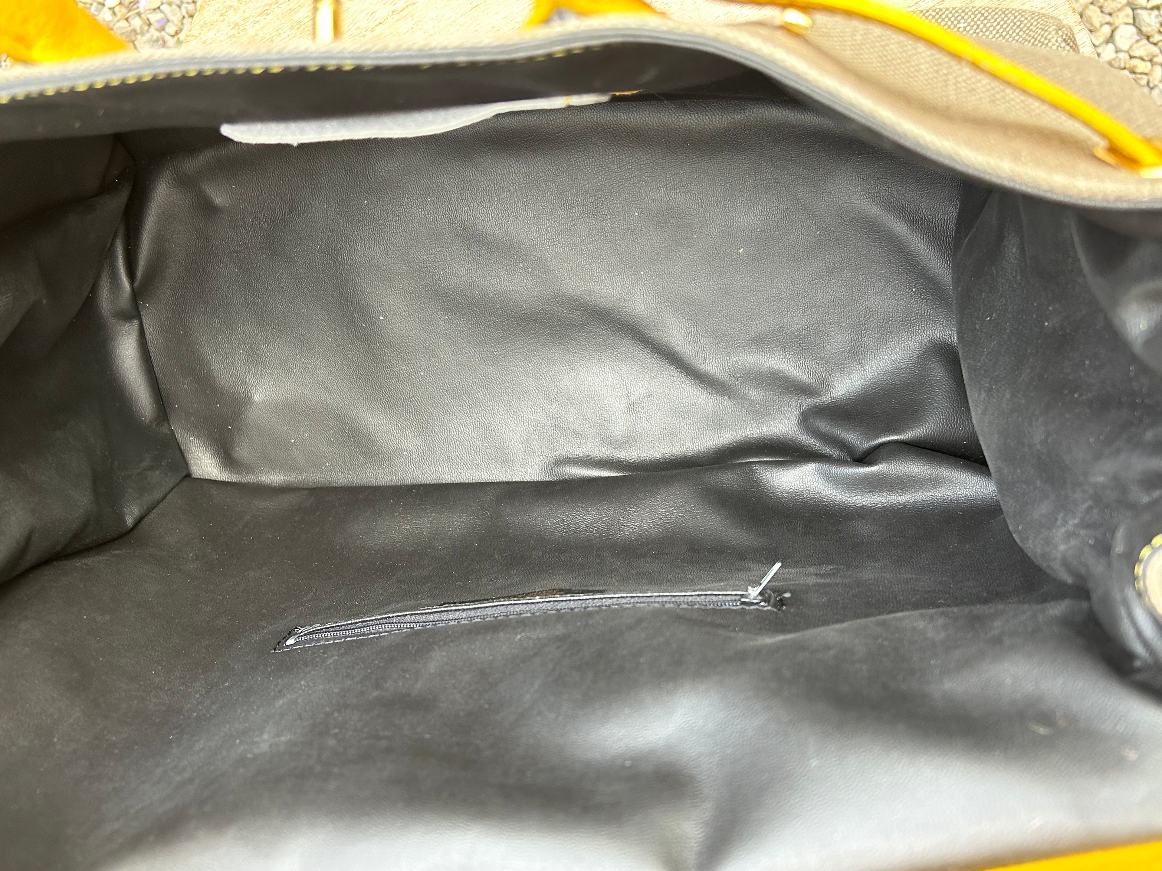 Cabas LOVE  toile et cuir