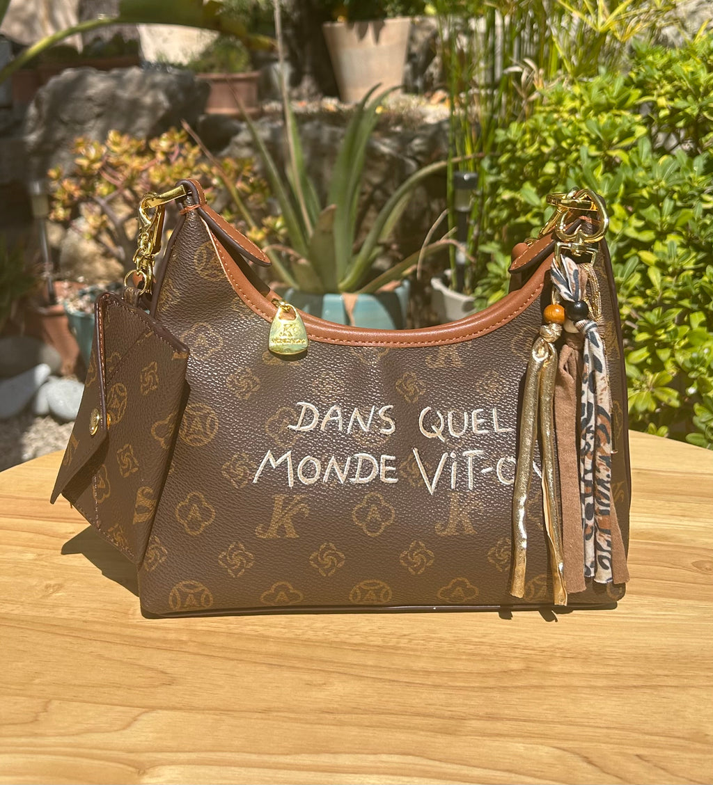 Sac demi-lune Dans Quel Monde Vit-On