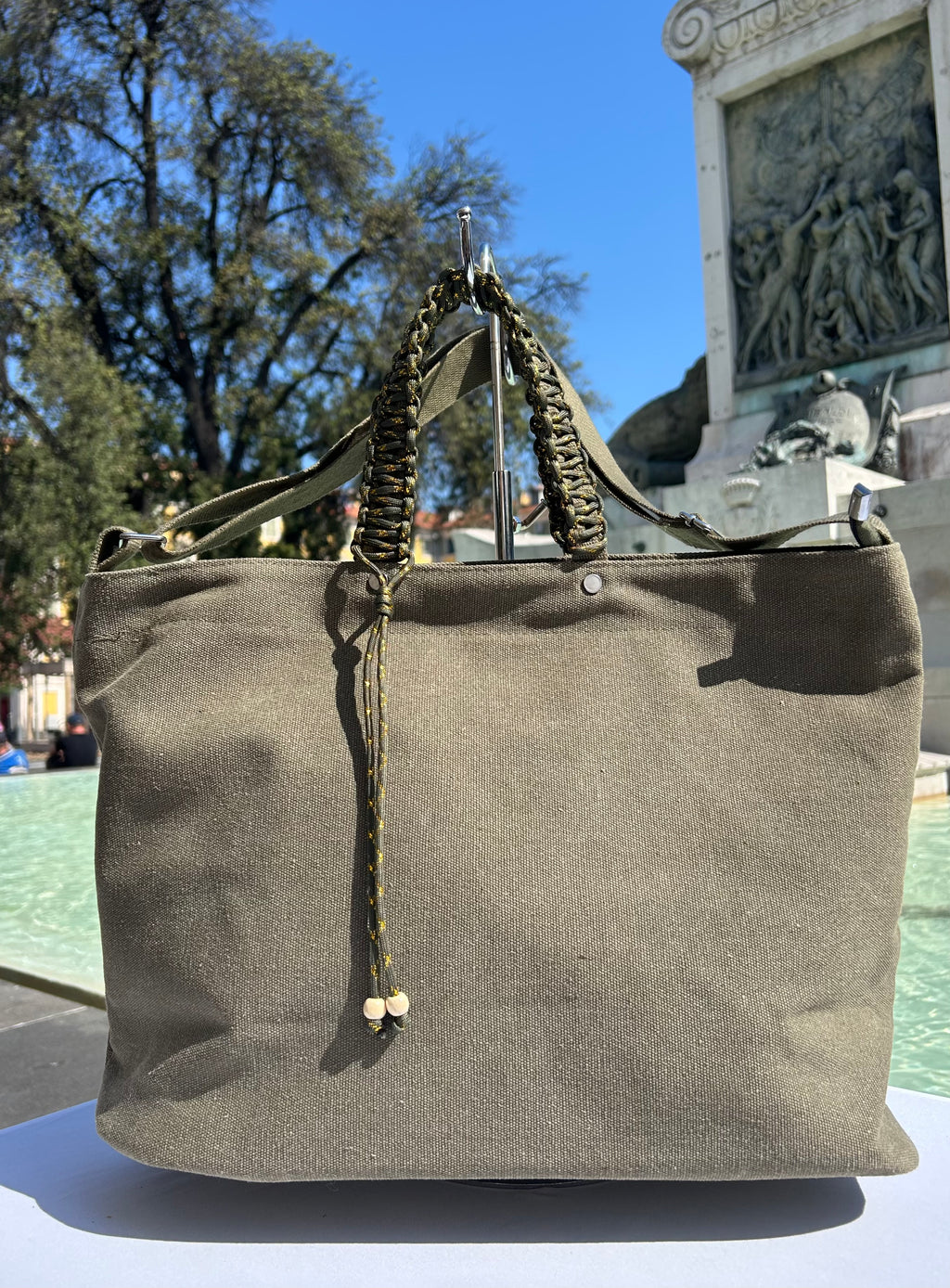 Grand SAC toile kaki étoile