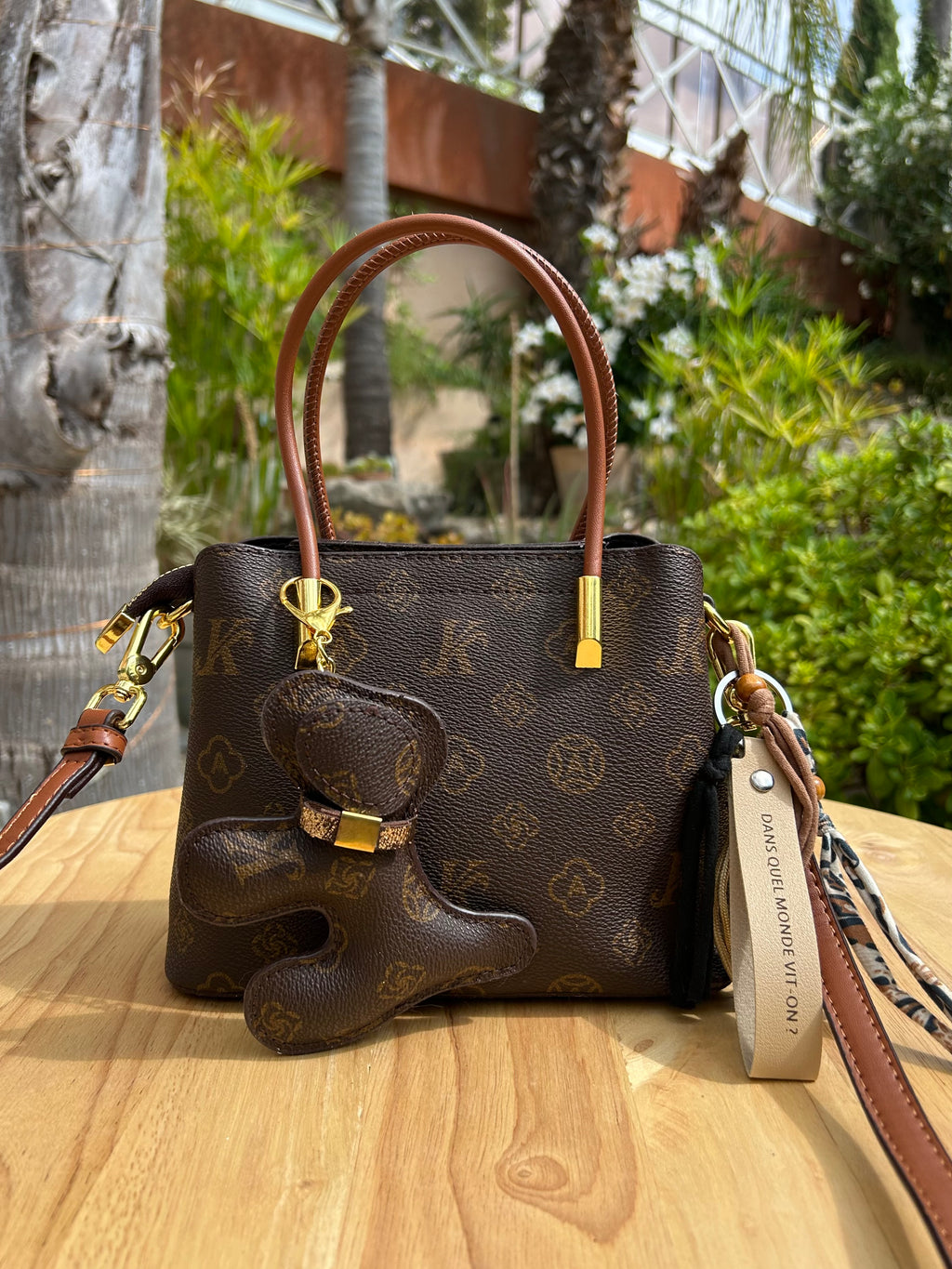 Petit sac gold flower