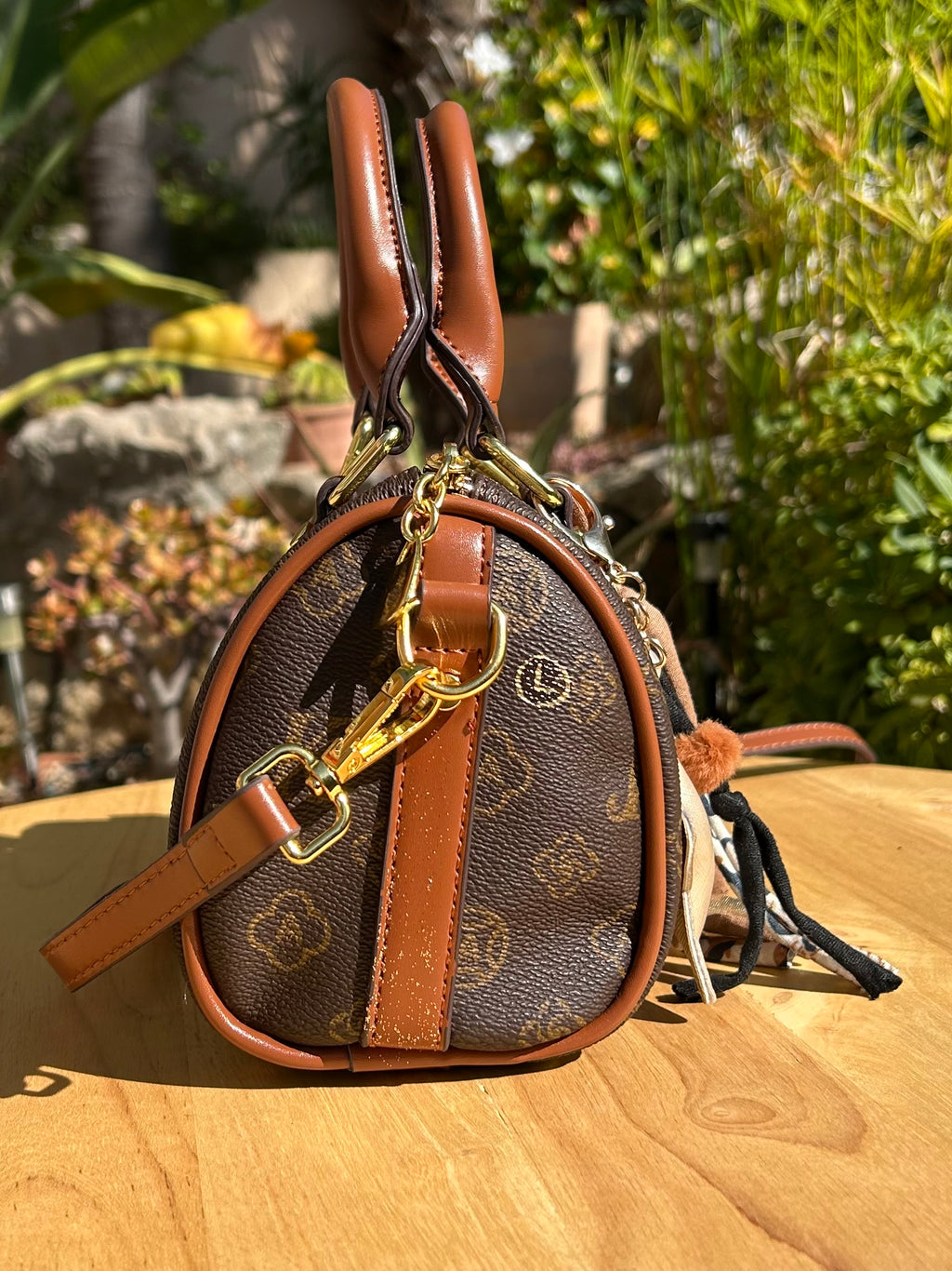 Petit sac Œil - feuille d’or