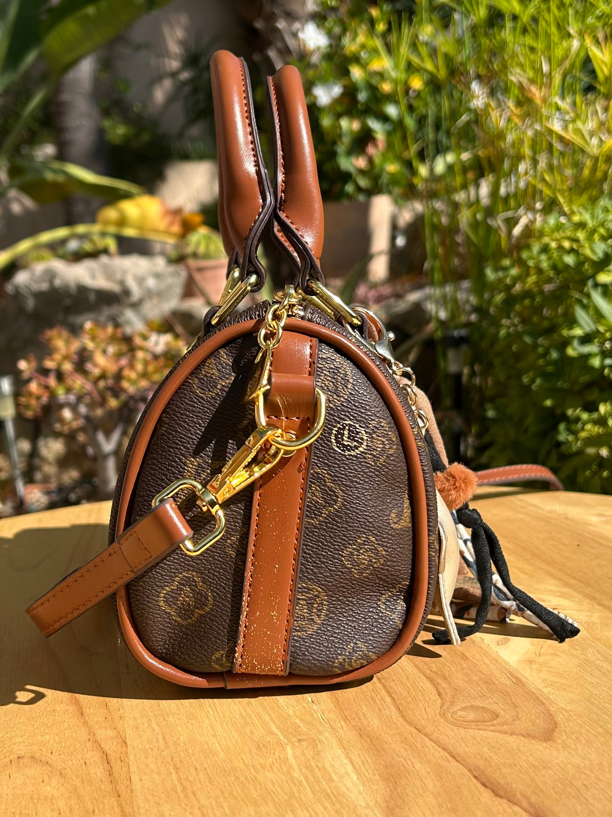 Petit sac Œil - feuille d’or