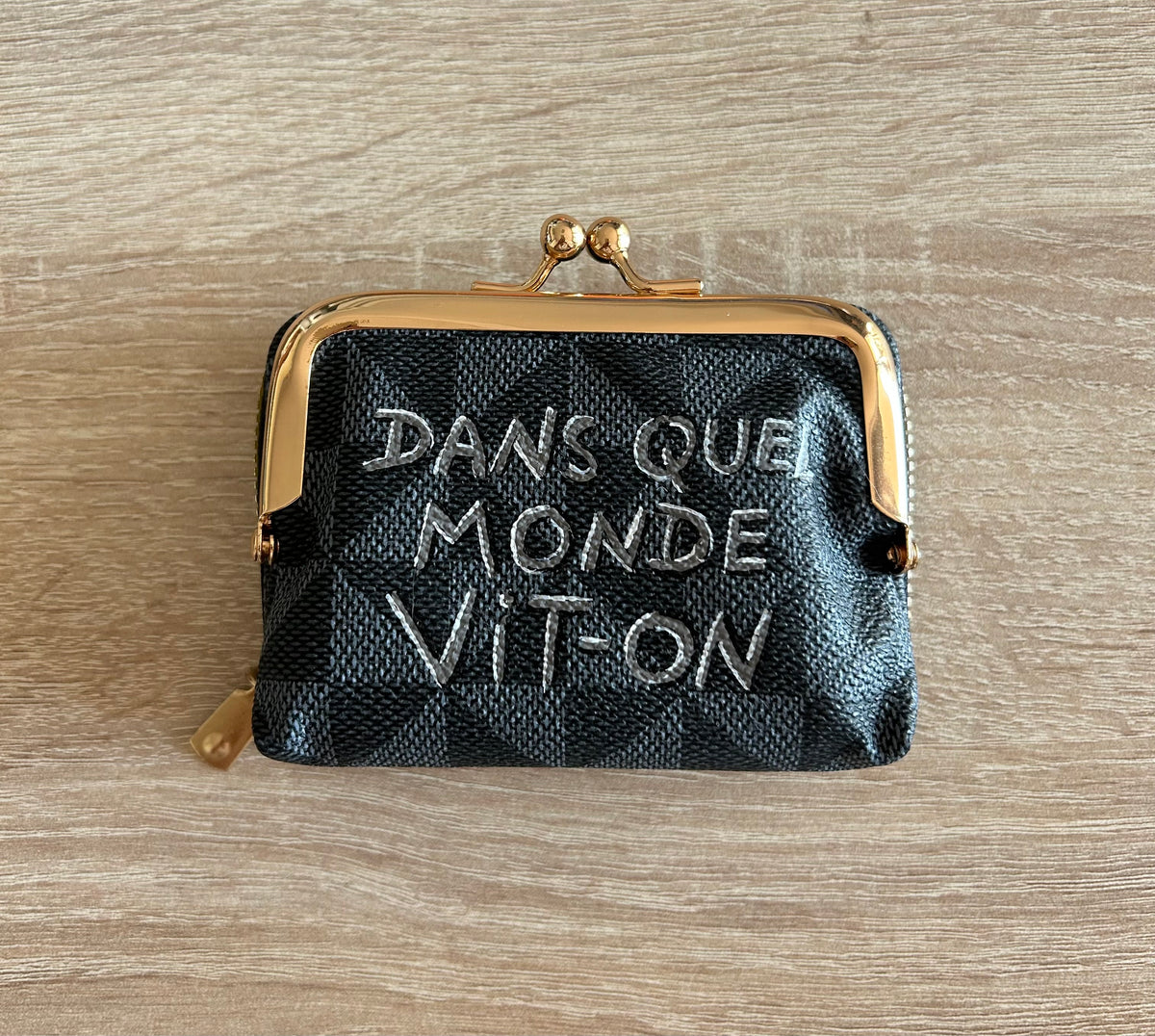 Porte-monnaie / cartes noir DQM vit-on