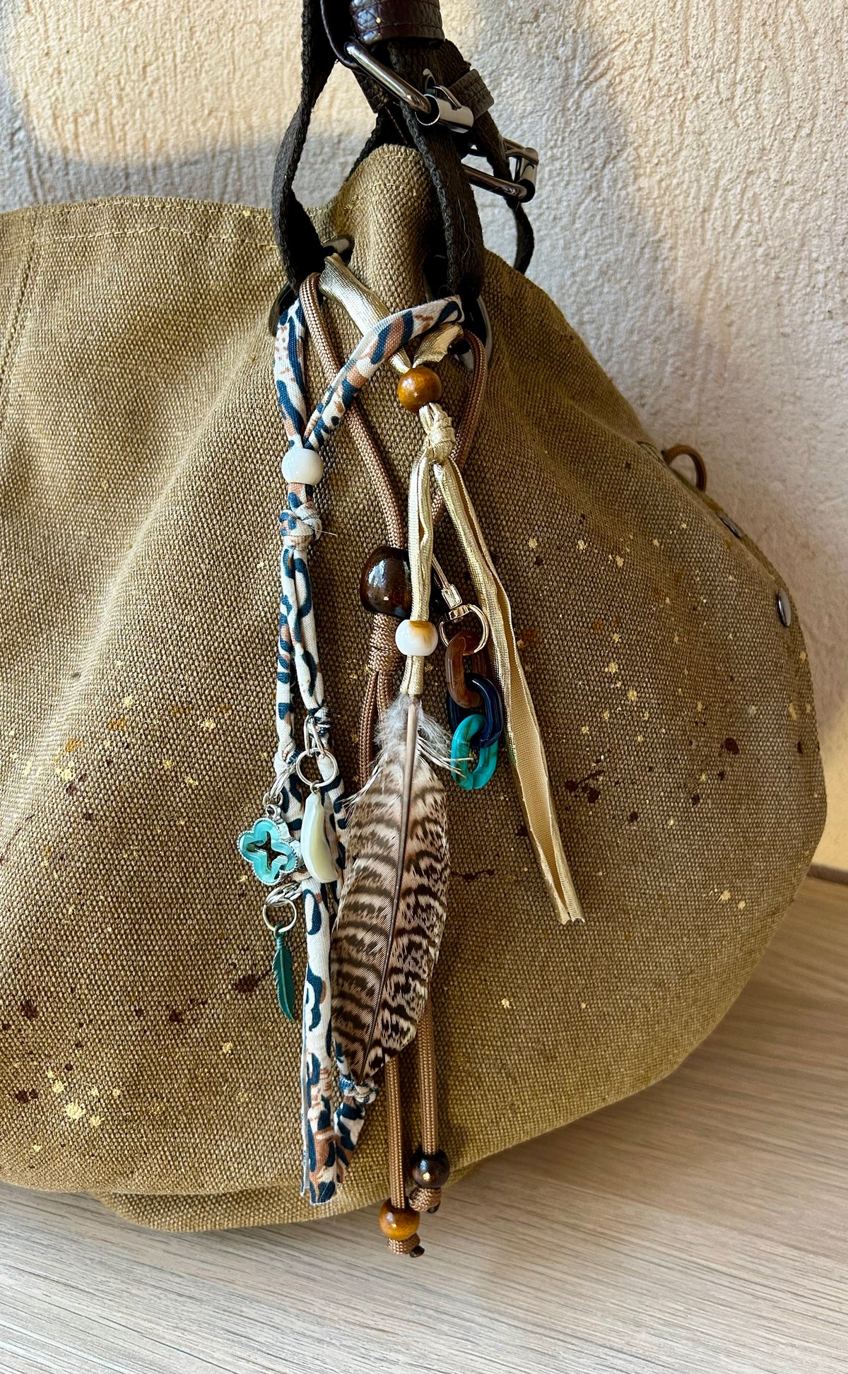 Grand SAC toile Œil et bijoux de sac