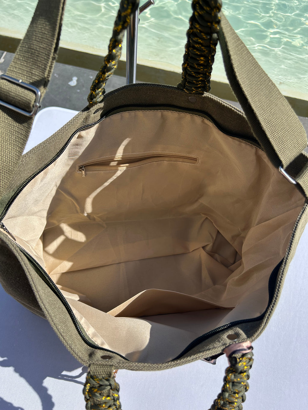 Grand SAC toile kaki étoile