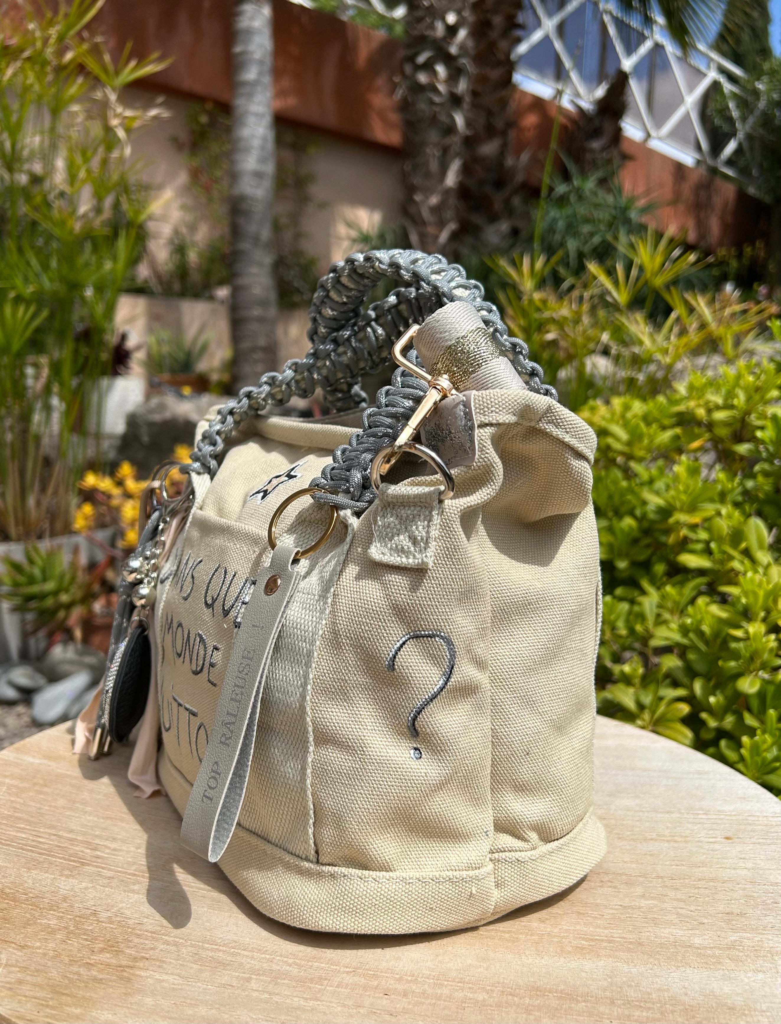 Sac toile beige DQMV