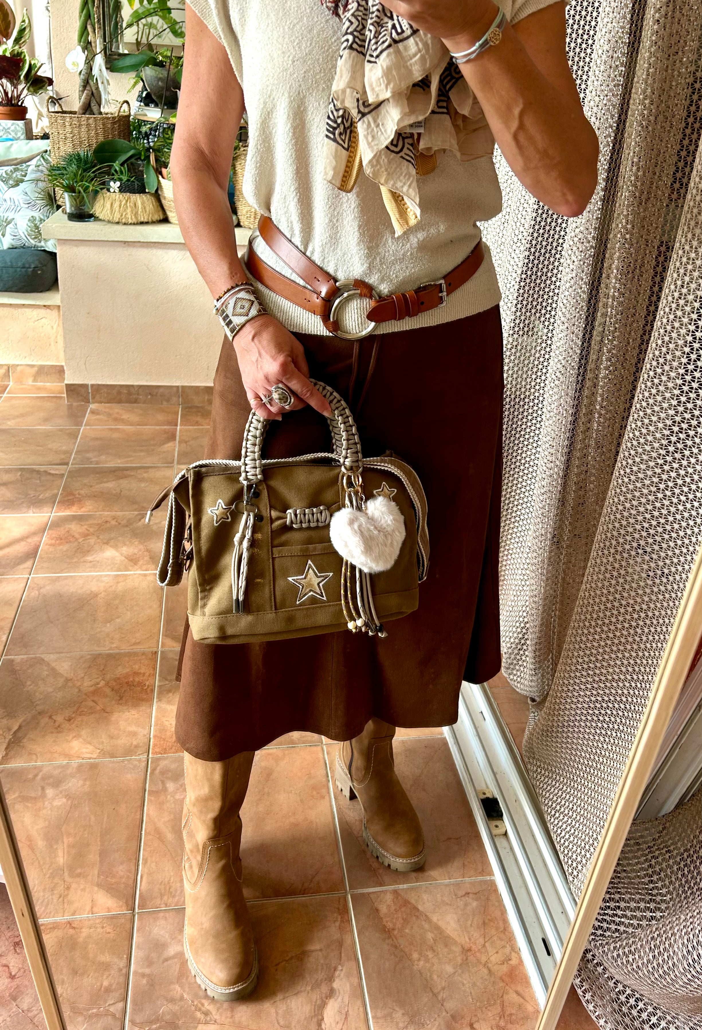 Sac Toile Kaki Étoile