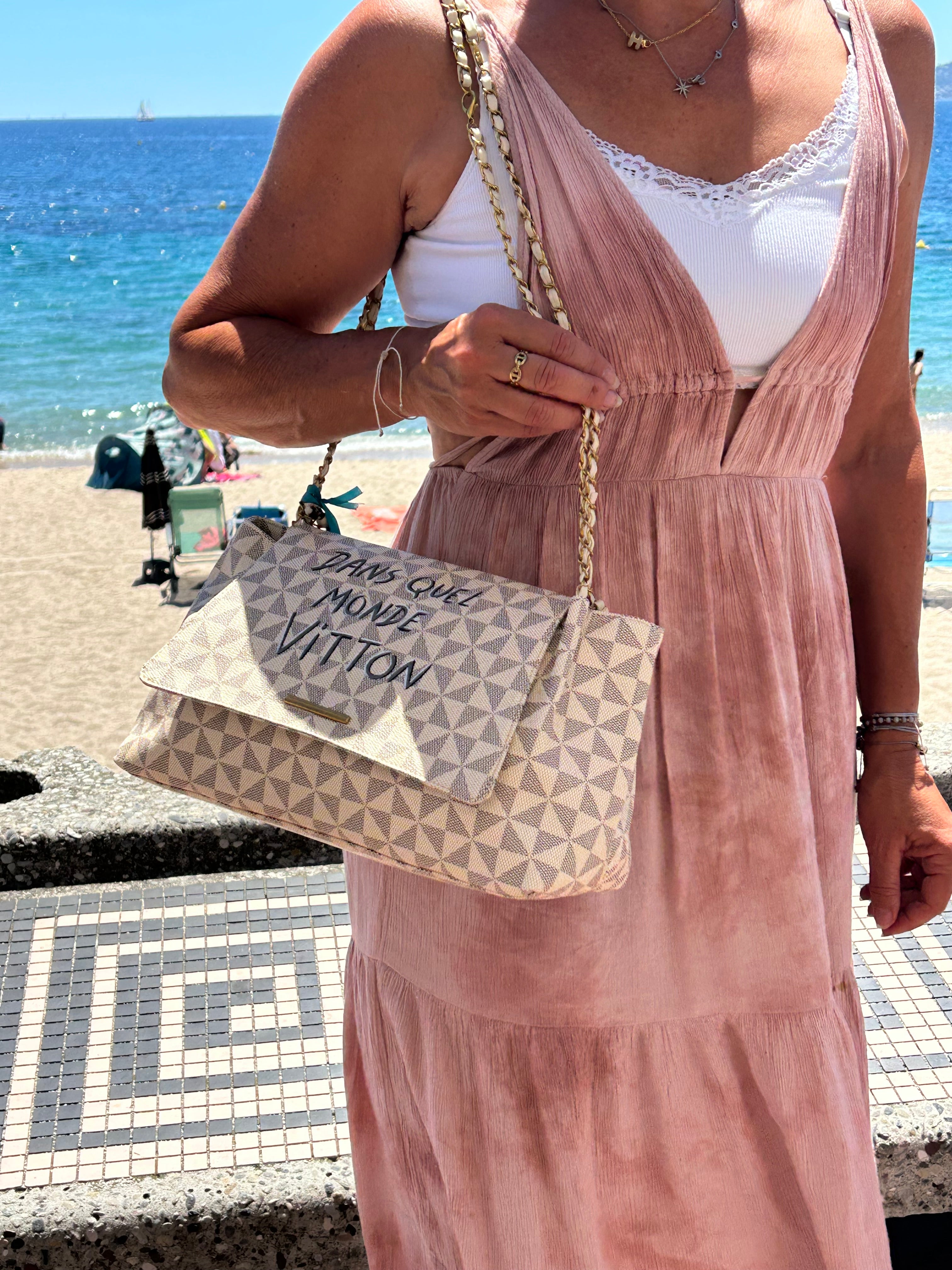 Sac bandoulière chainette
