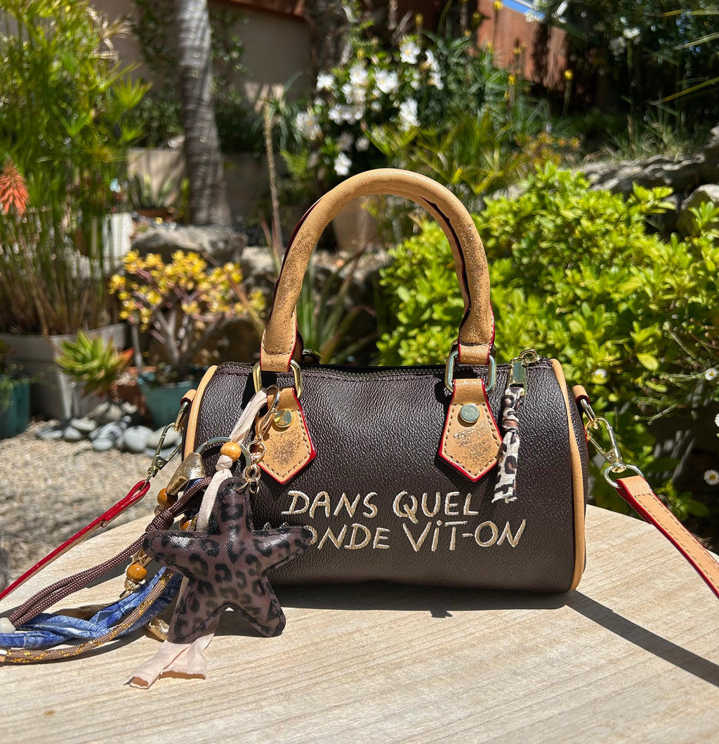 Mini bag « Dans quel monde Vit-on »