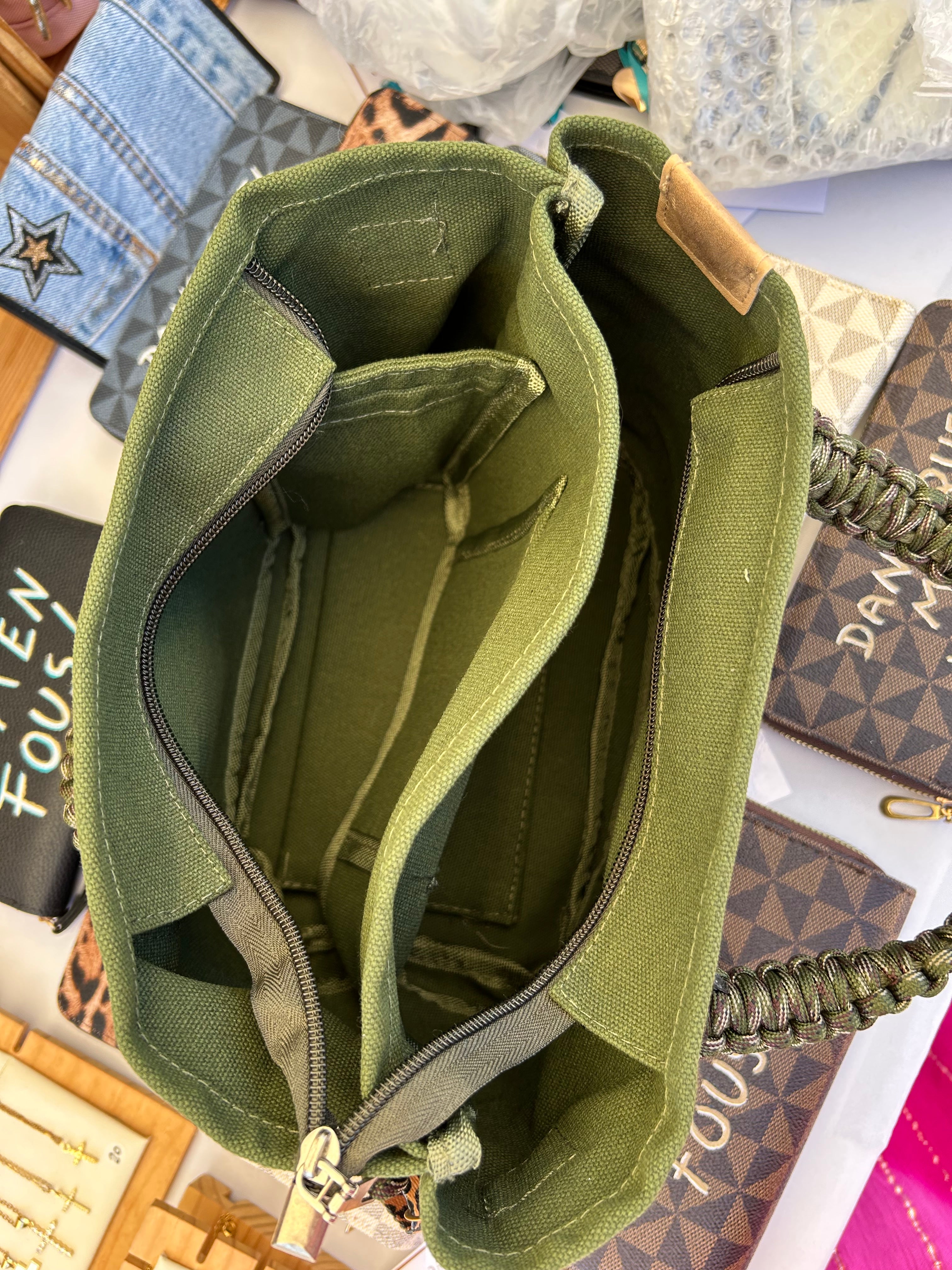 Sac toile kaki DQMV