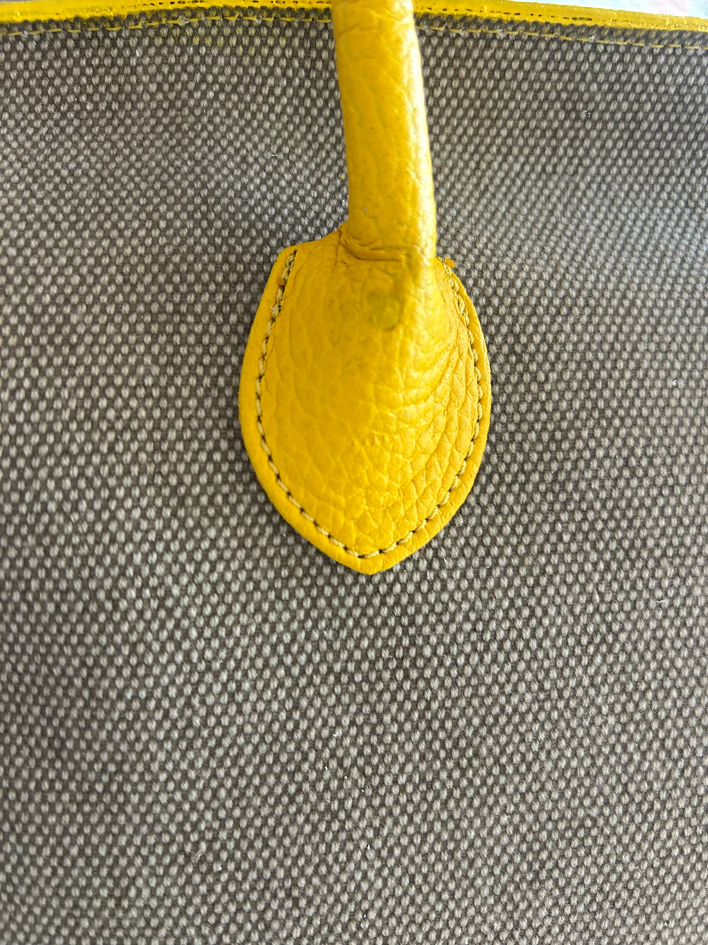 Cabas LOVE  toile et cuir