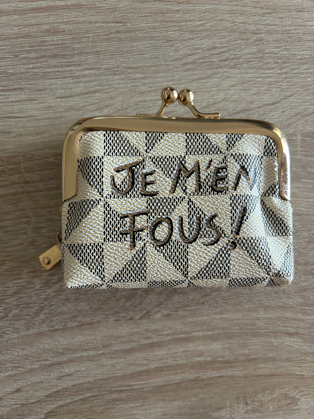 Porte-monnaie / cartes JE M’EN FOUS !