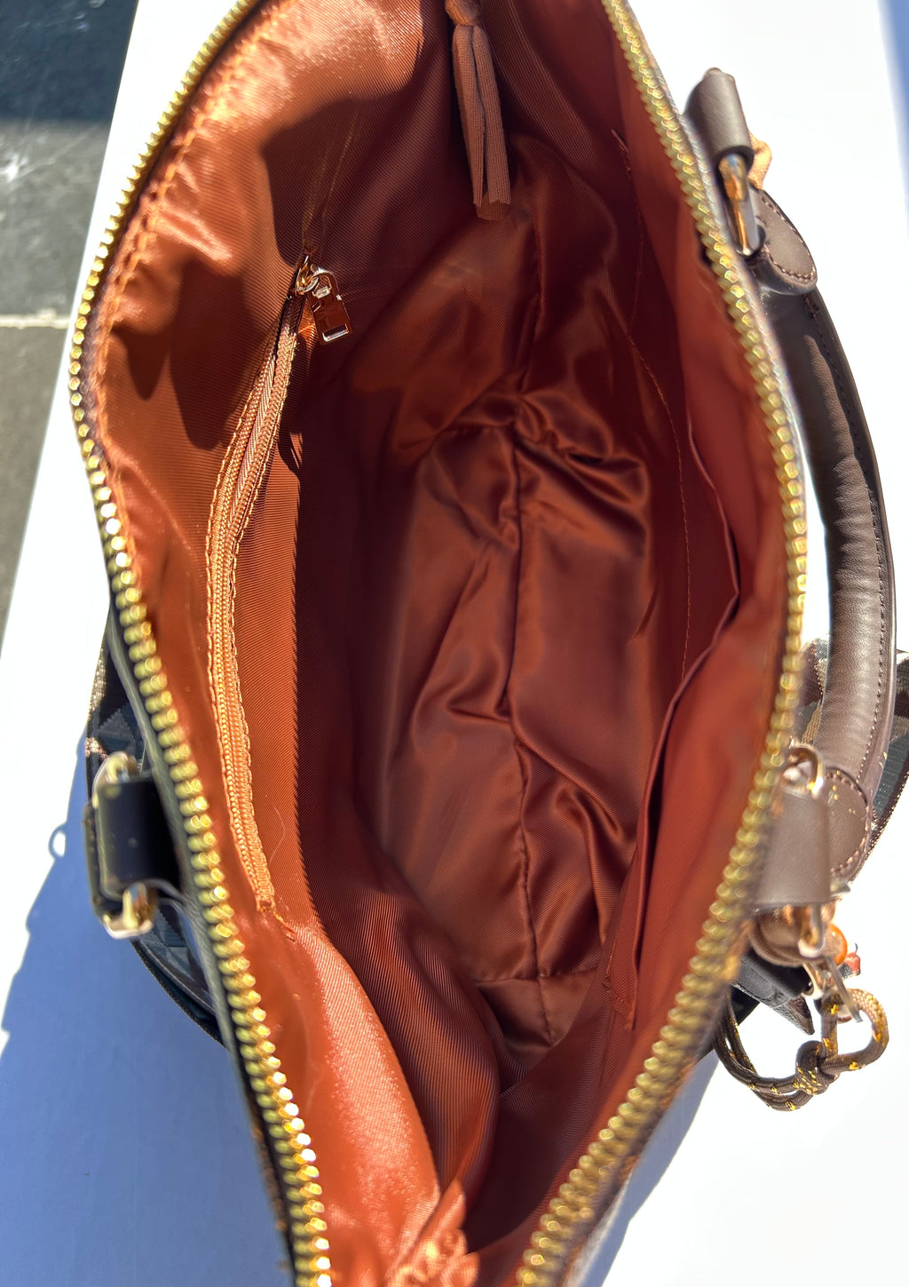 Sac Lilou  marron Art Projections