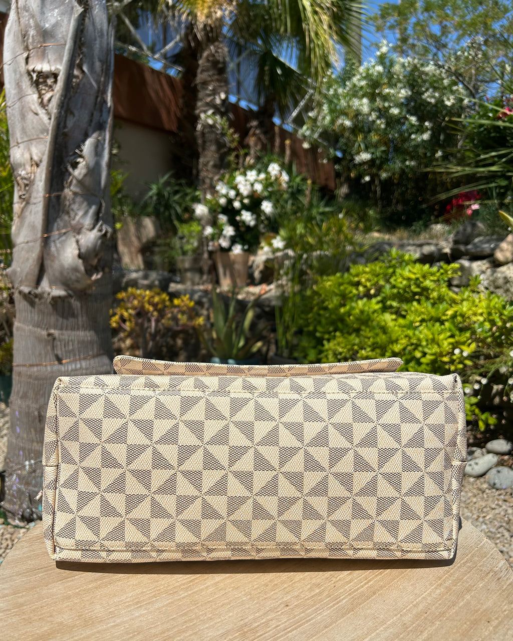 Sac chaînette beige