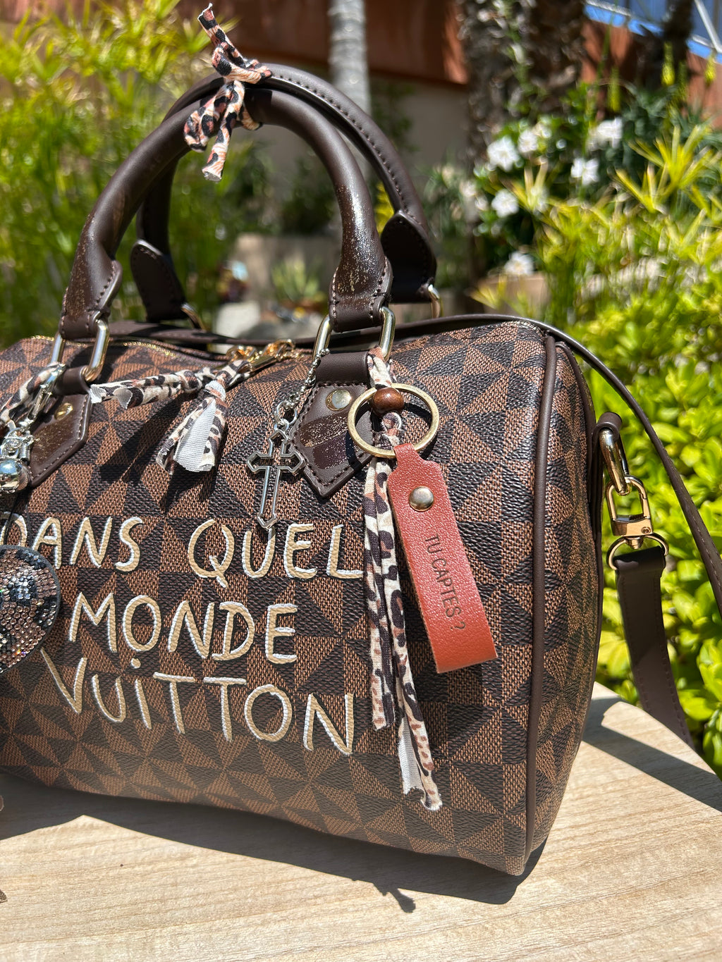Sac Boston marron DQMV