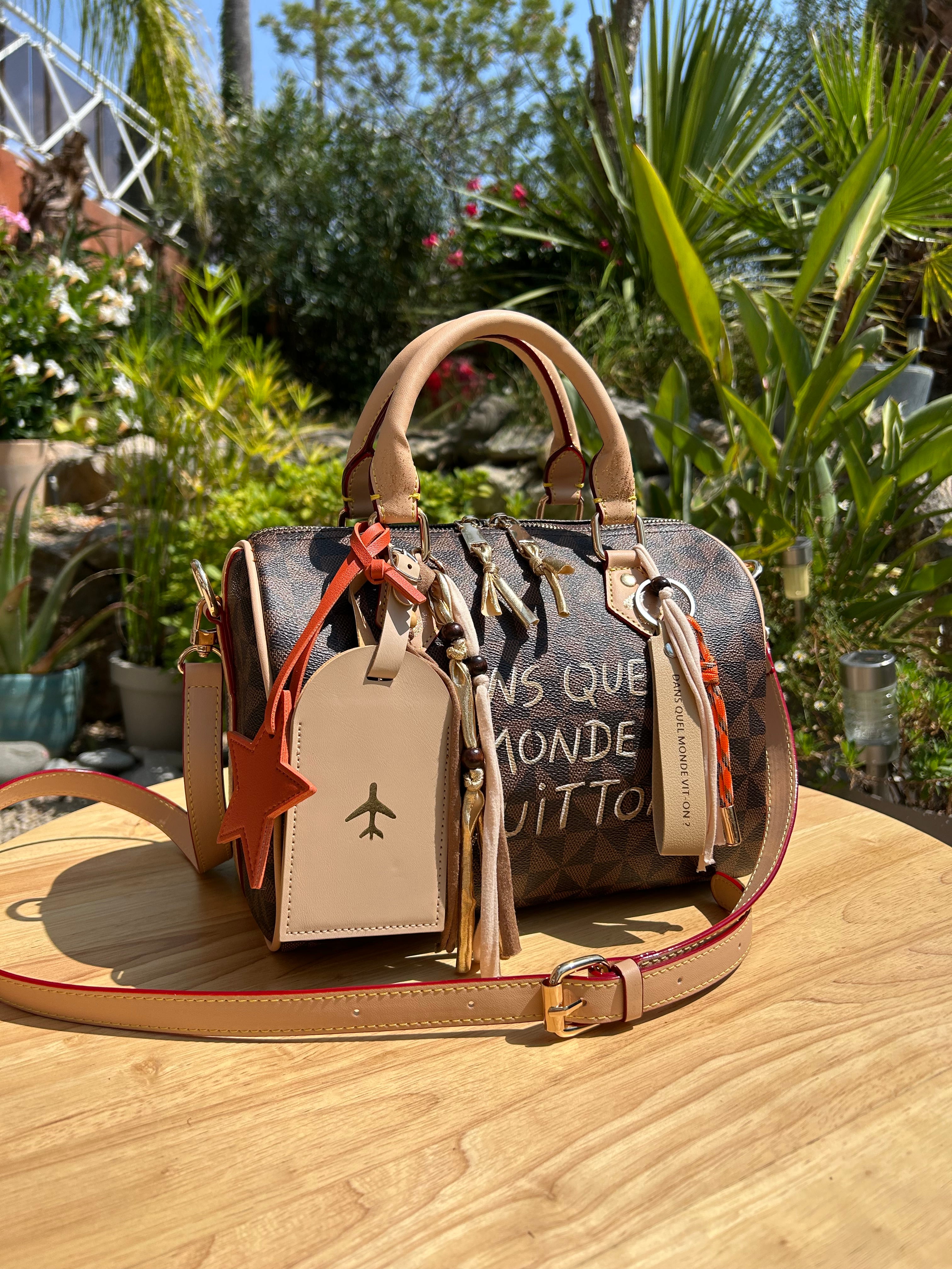 Sac Boston marron DQMV