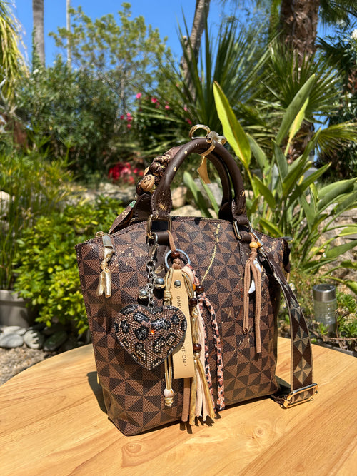 Sac Lilou  marron Art Projections