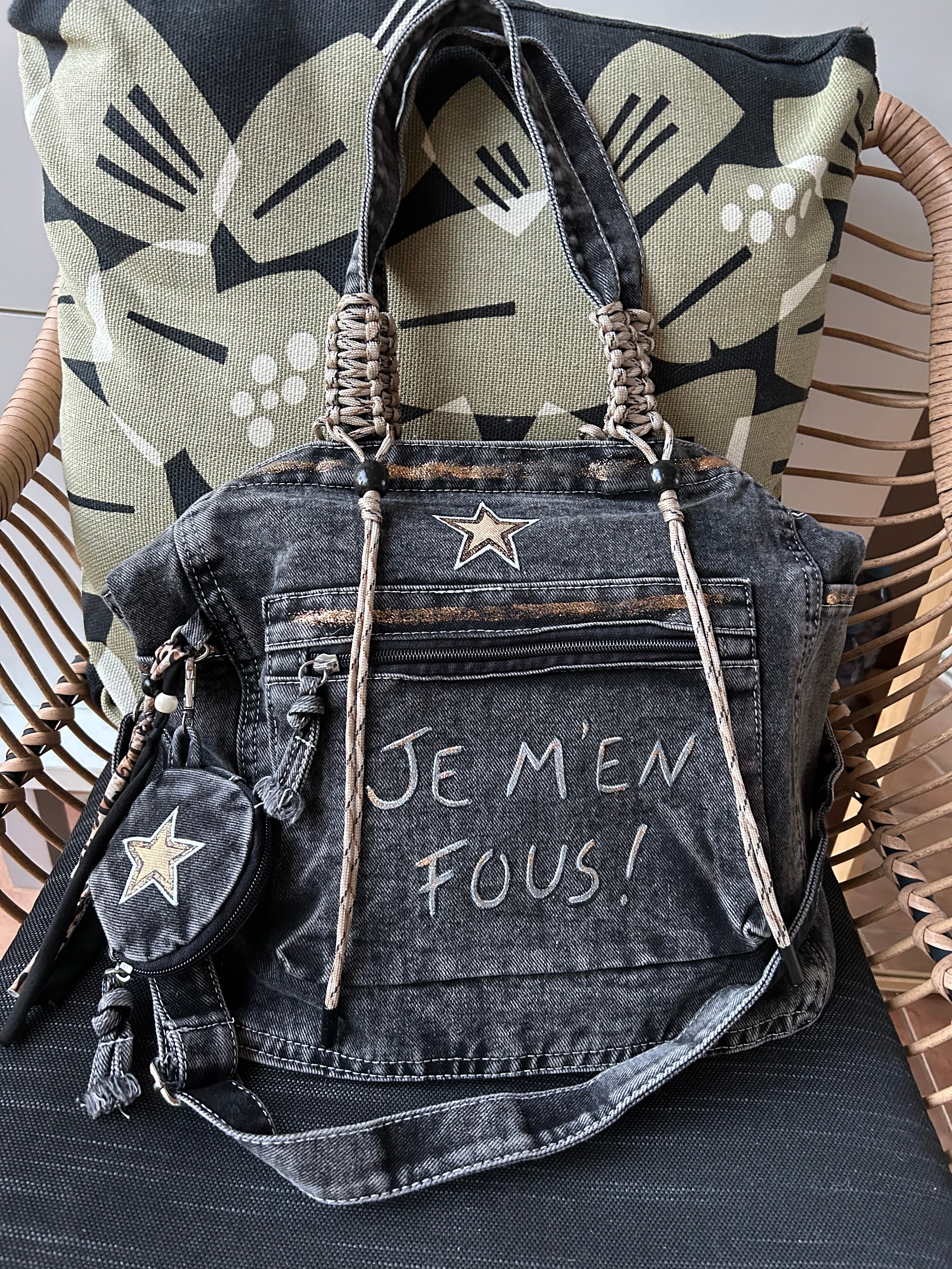 Sac toile JE M’EN FOUS