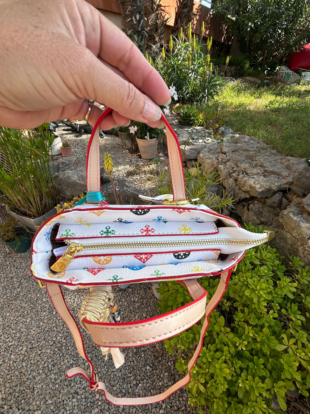 Mini multicolor smiley rose