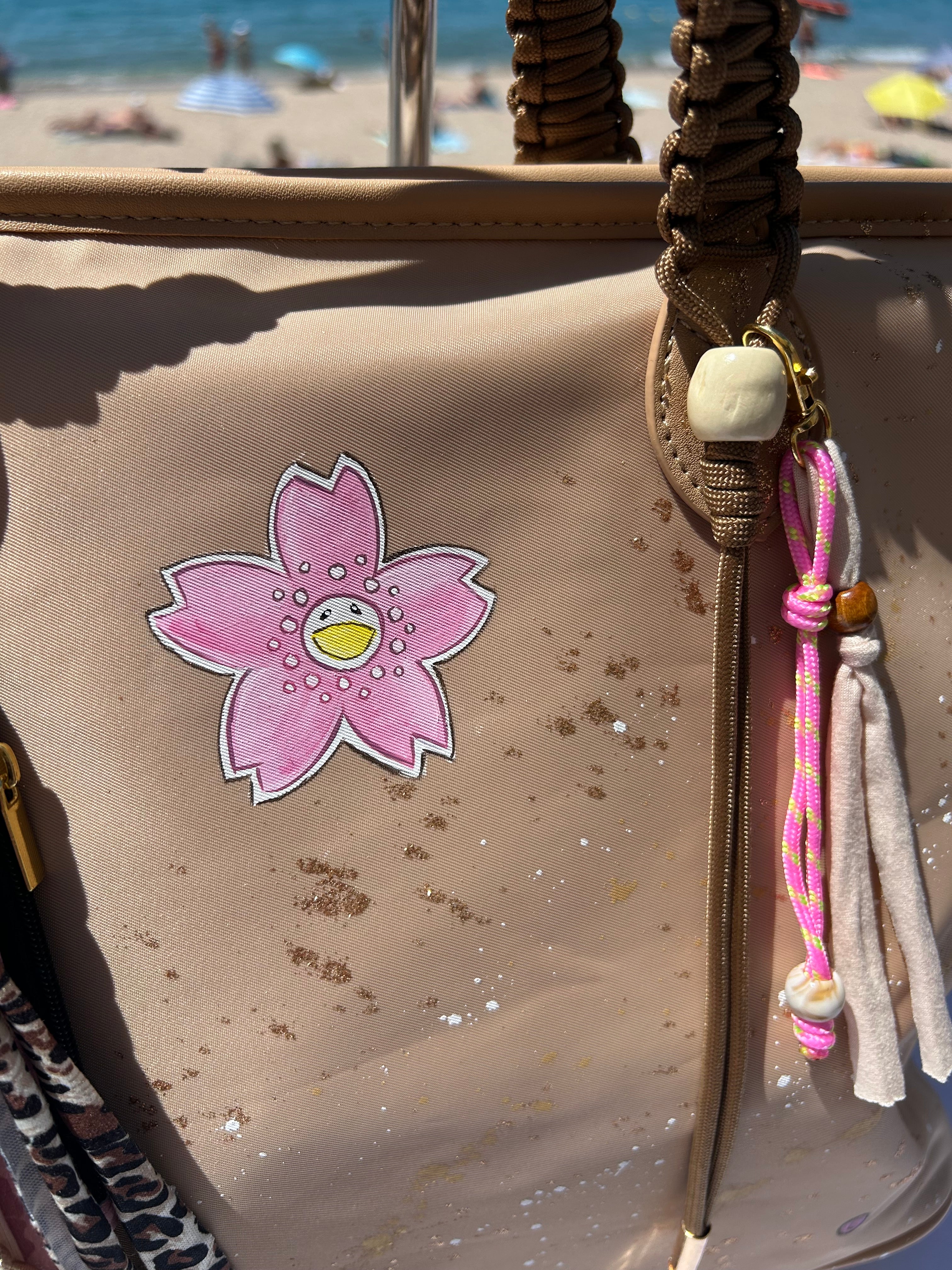 Grand Cabas fleur smiley