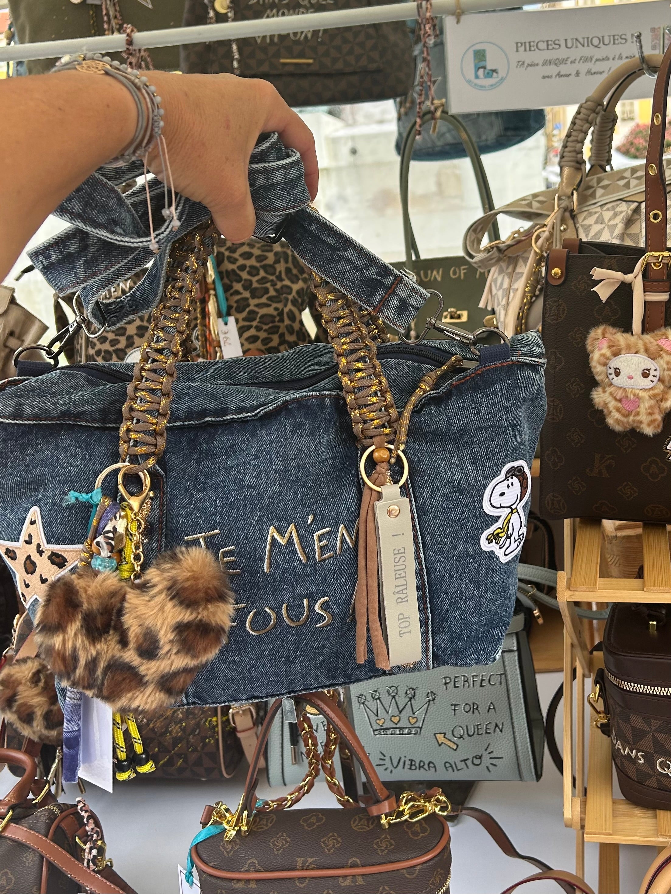 Sac jean JE M’EN FOUS !