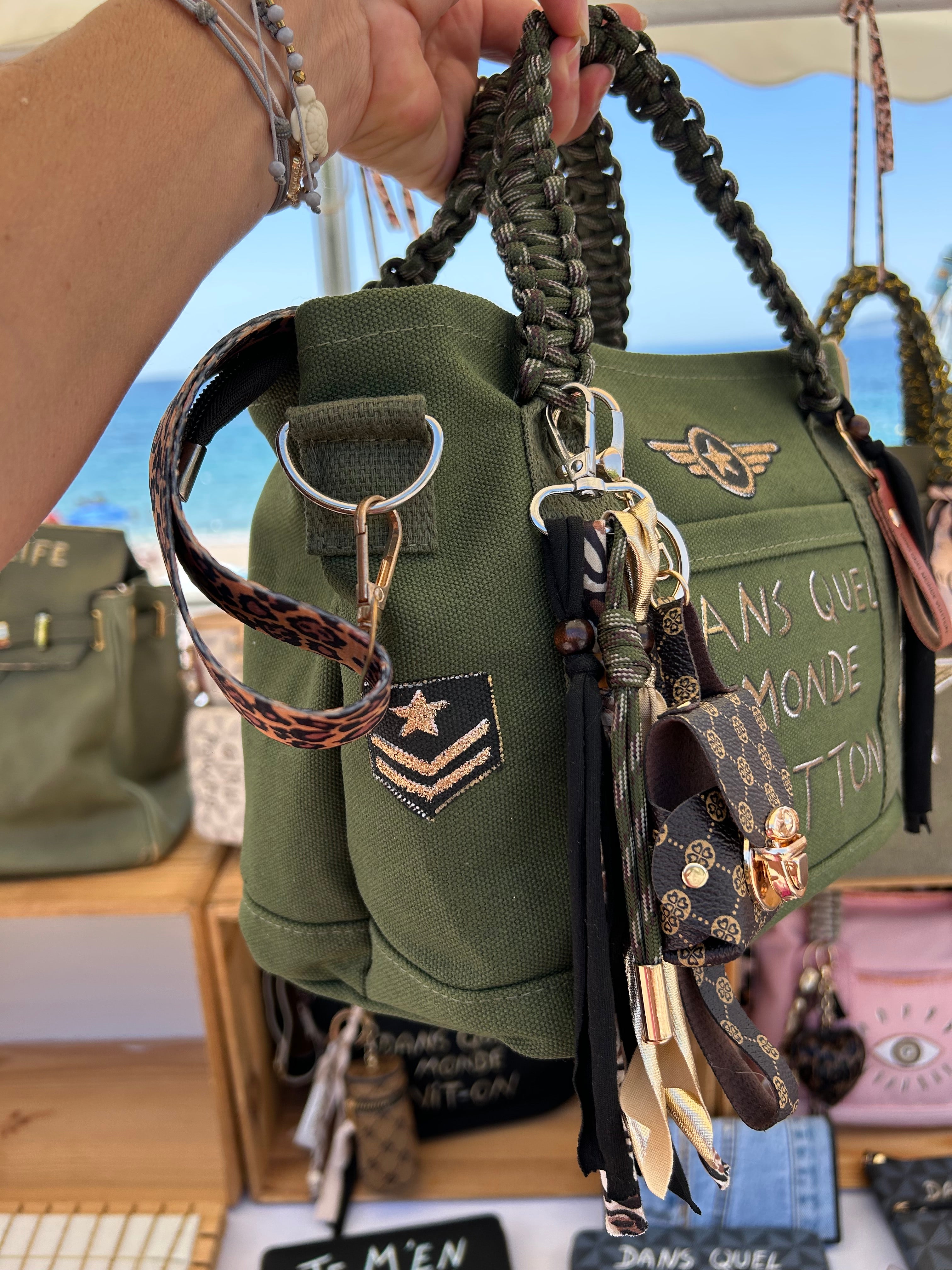 Sac toile kaki DQMV