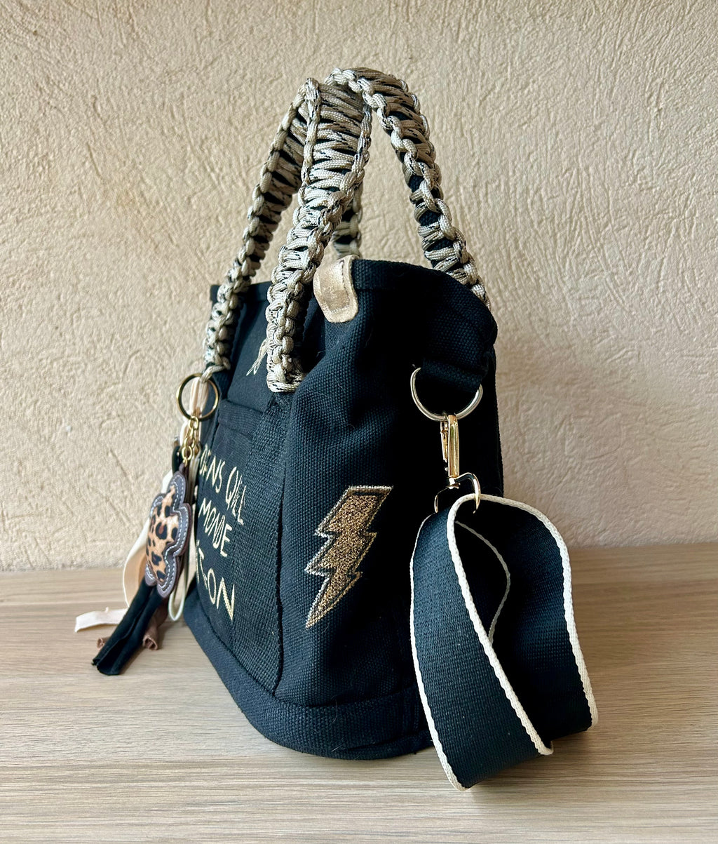 Sac Toile noire Dans quel monde vit-on