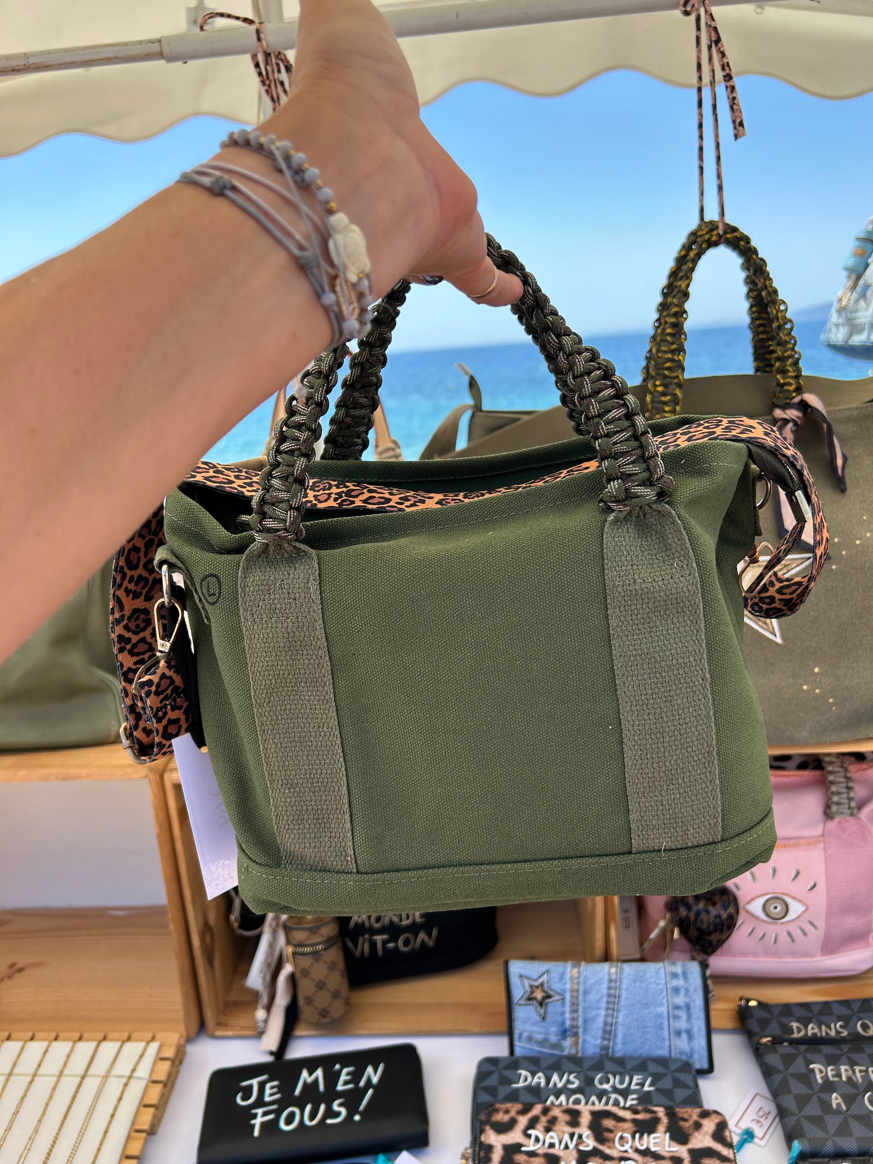 Sac toile kaki DQMV