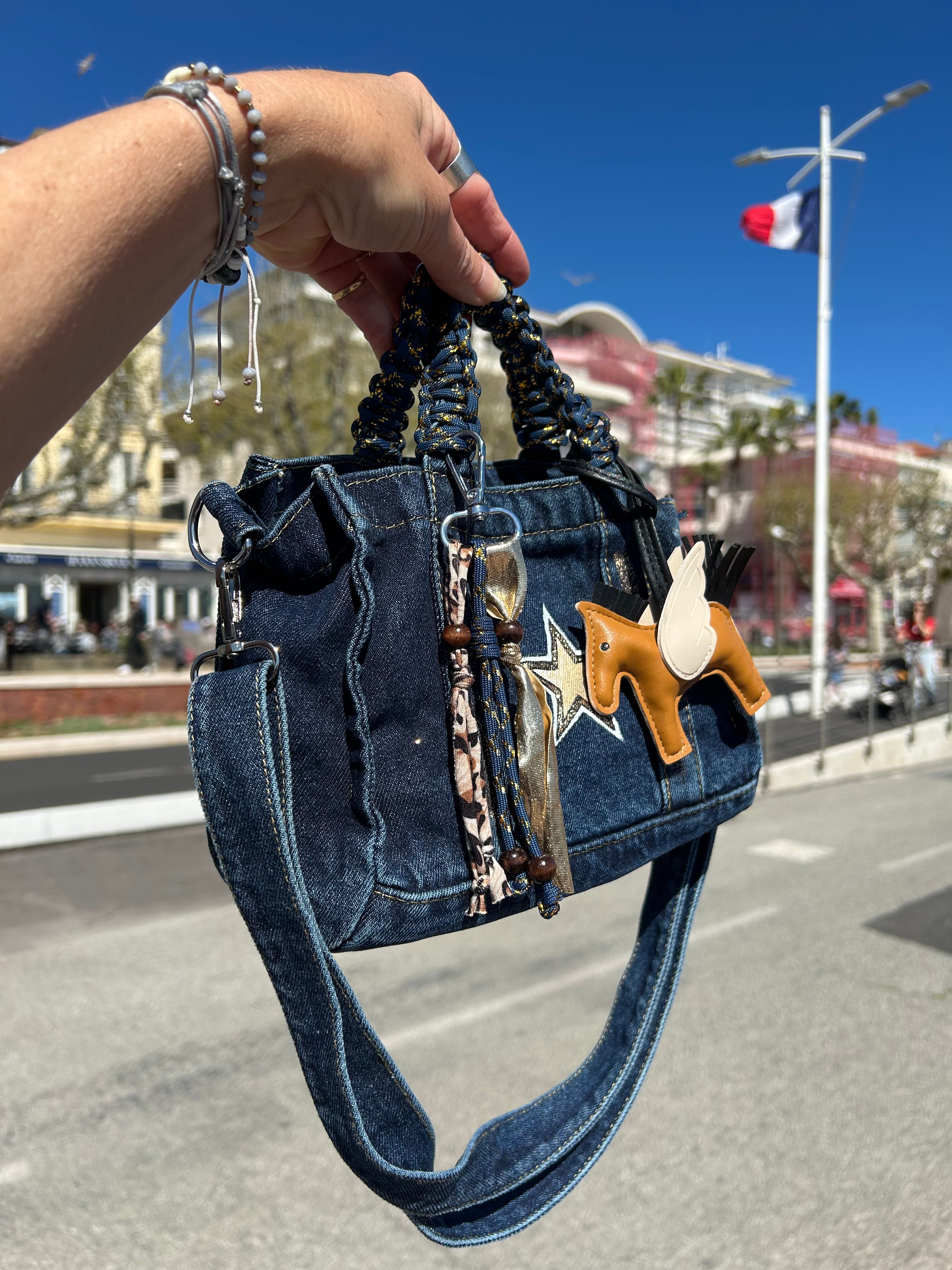 Sac jean MINI cheval foufou