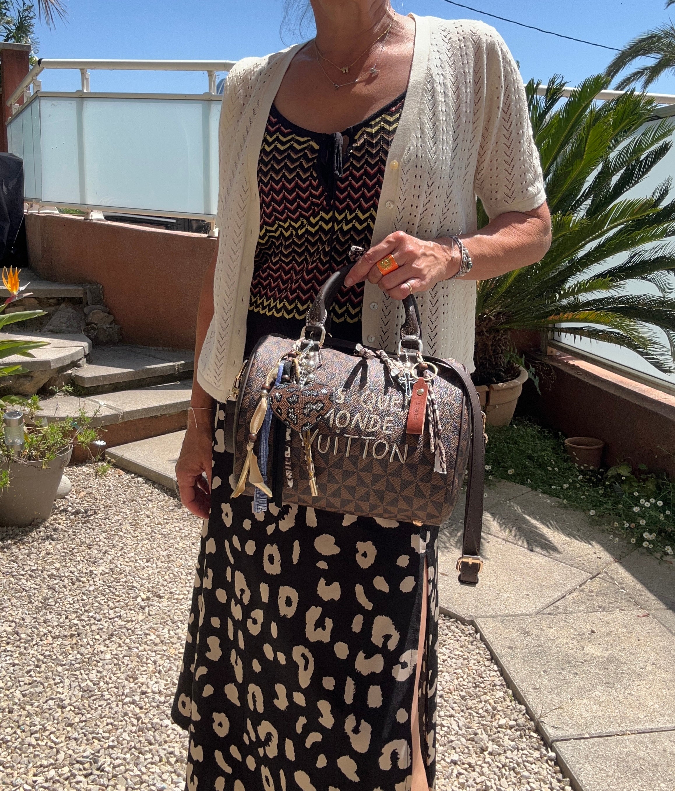 Sac Boston marron DQMV