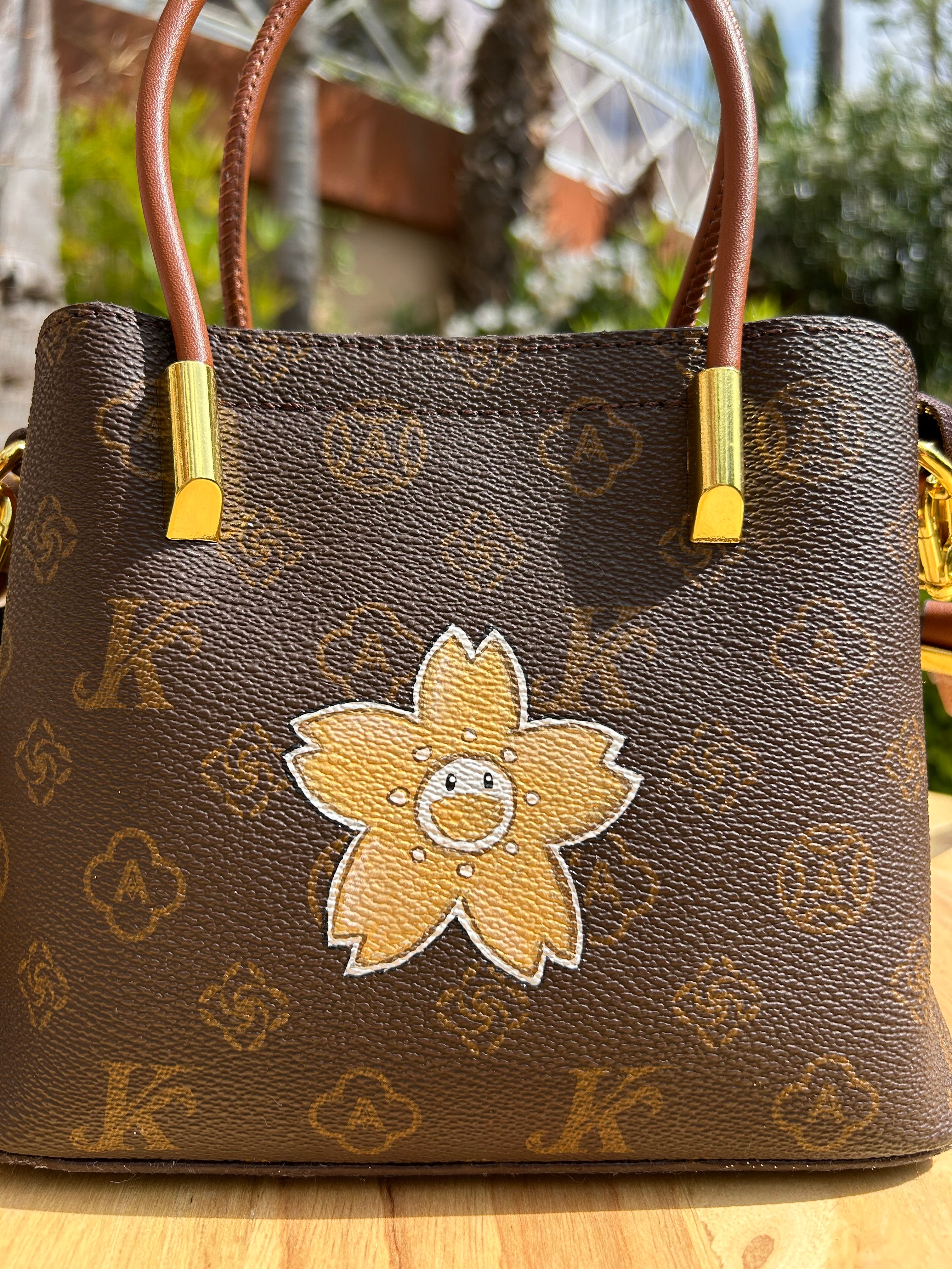 Petit sac gold flower