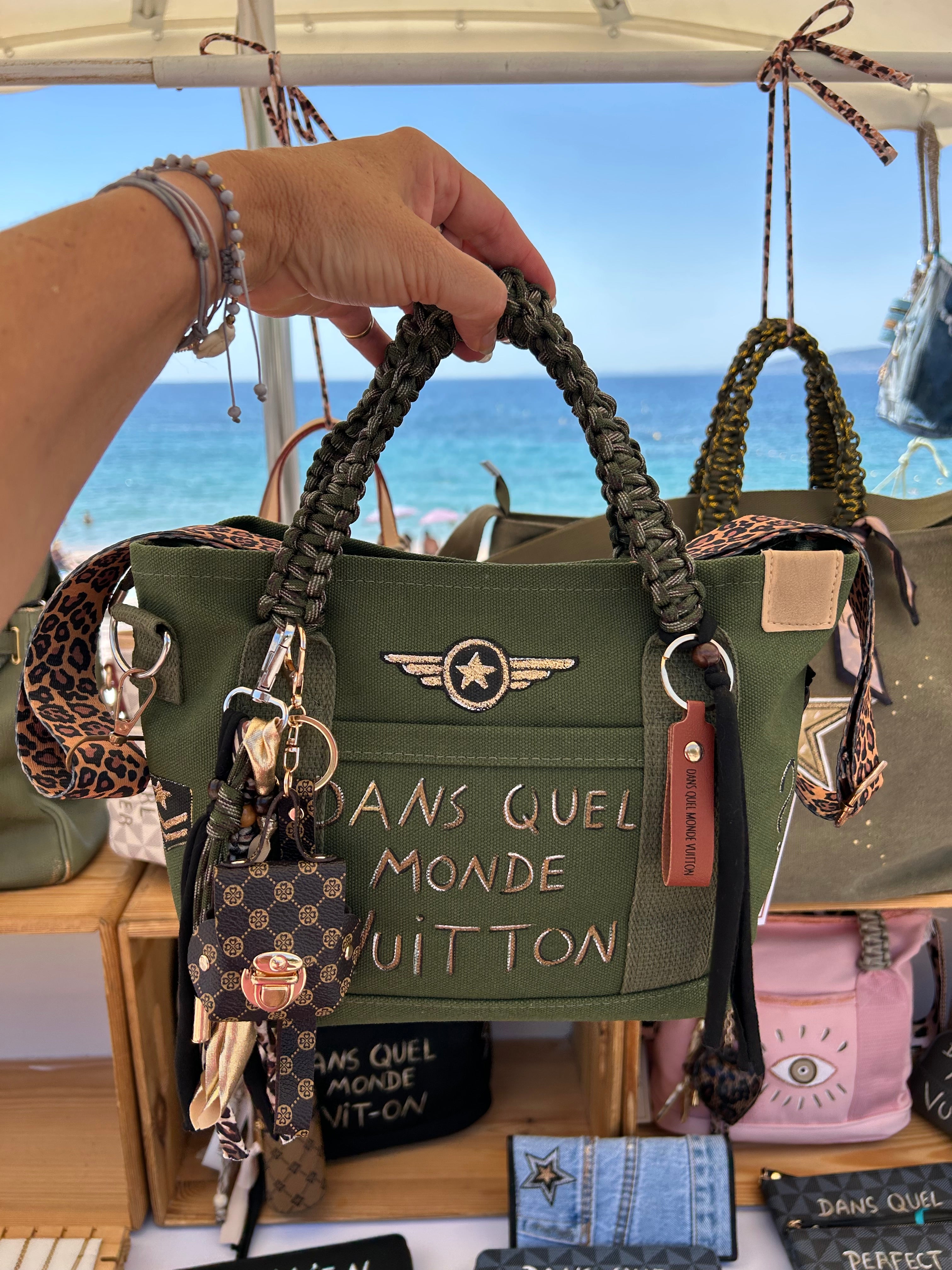 Sac toile kaki DQMV