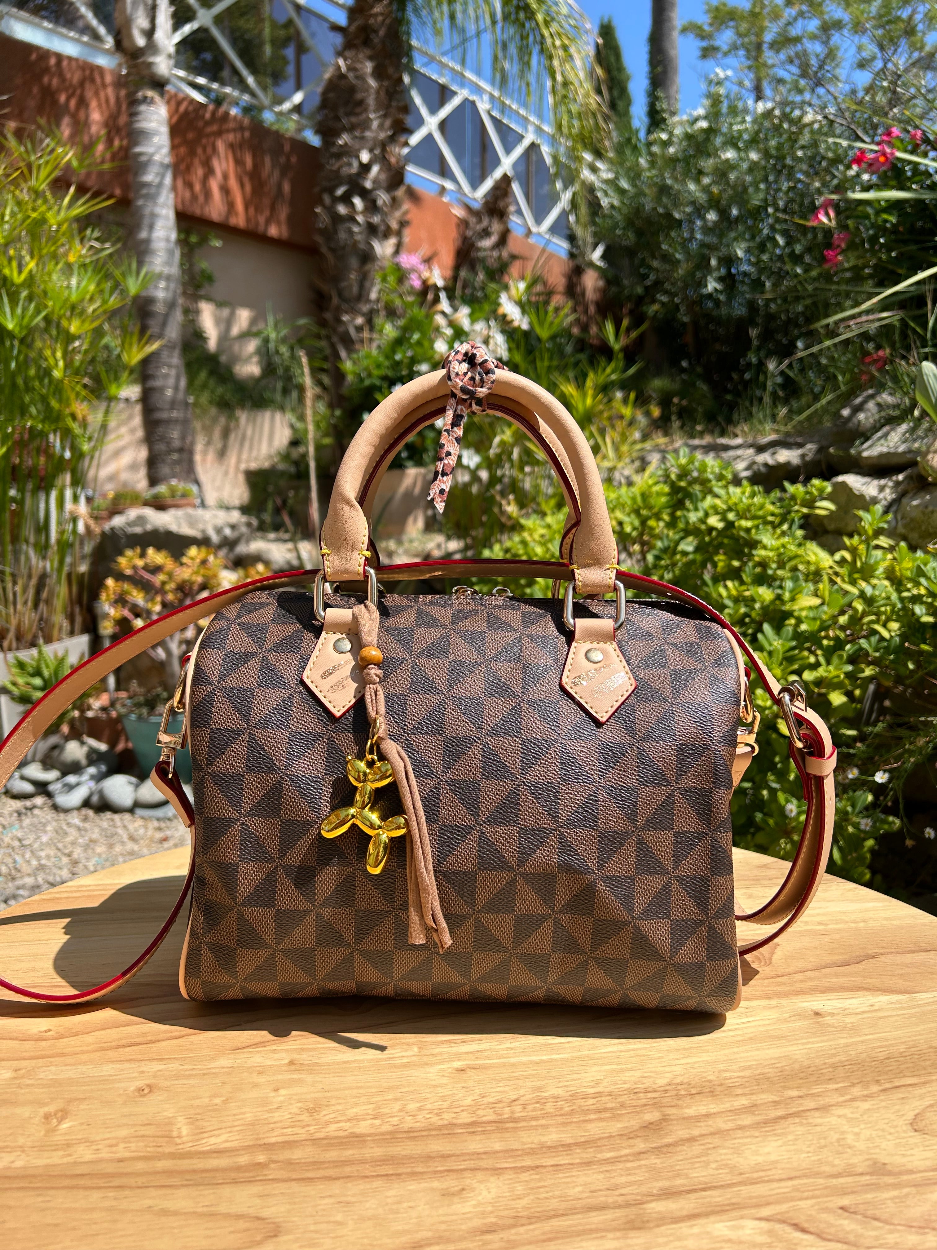 Sac Boston marron DQMV