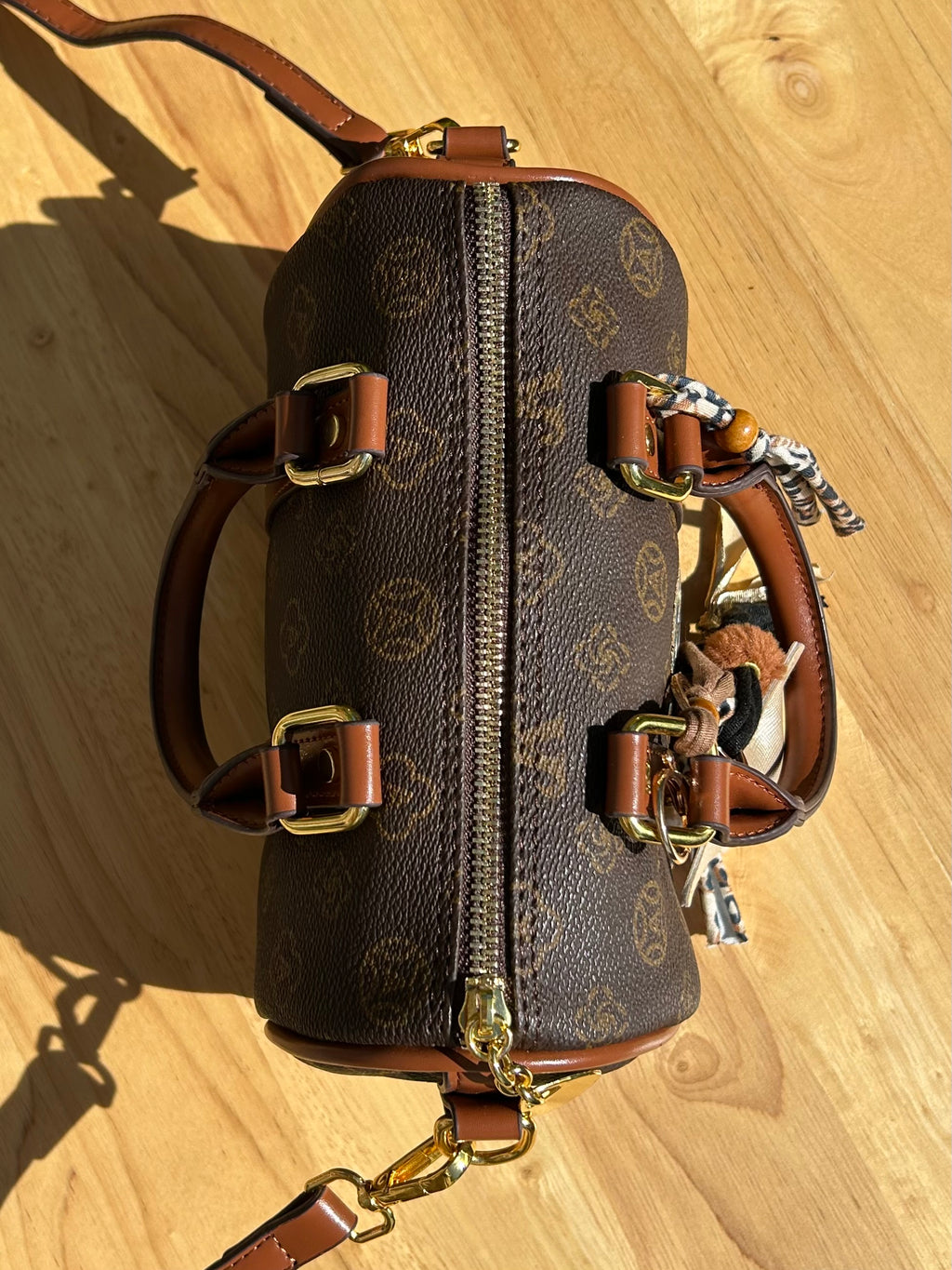 Petit sac Œil - feuille d’or