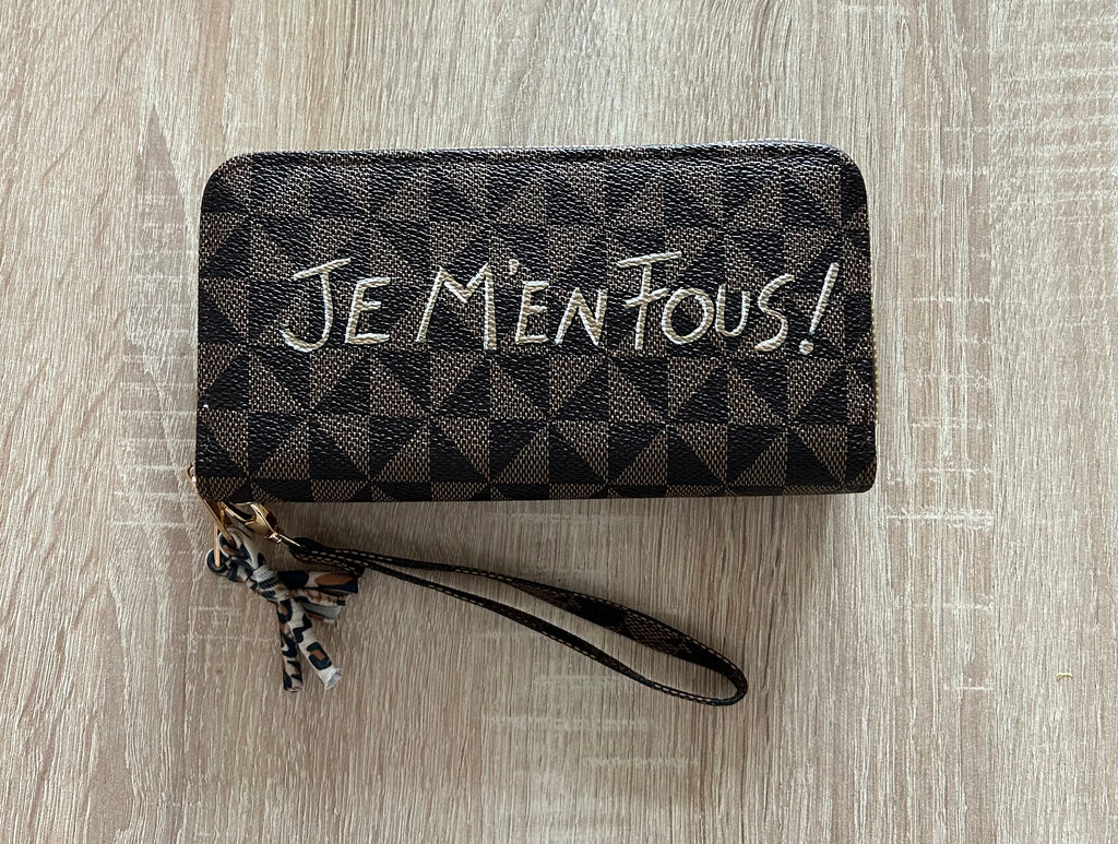 Grand Compagnon marron JE M’EN FOUS !