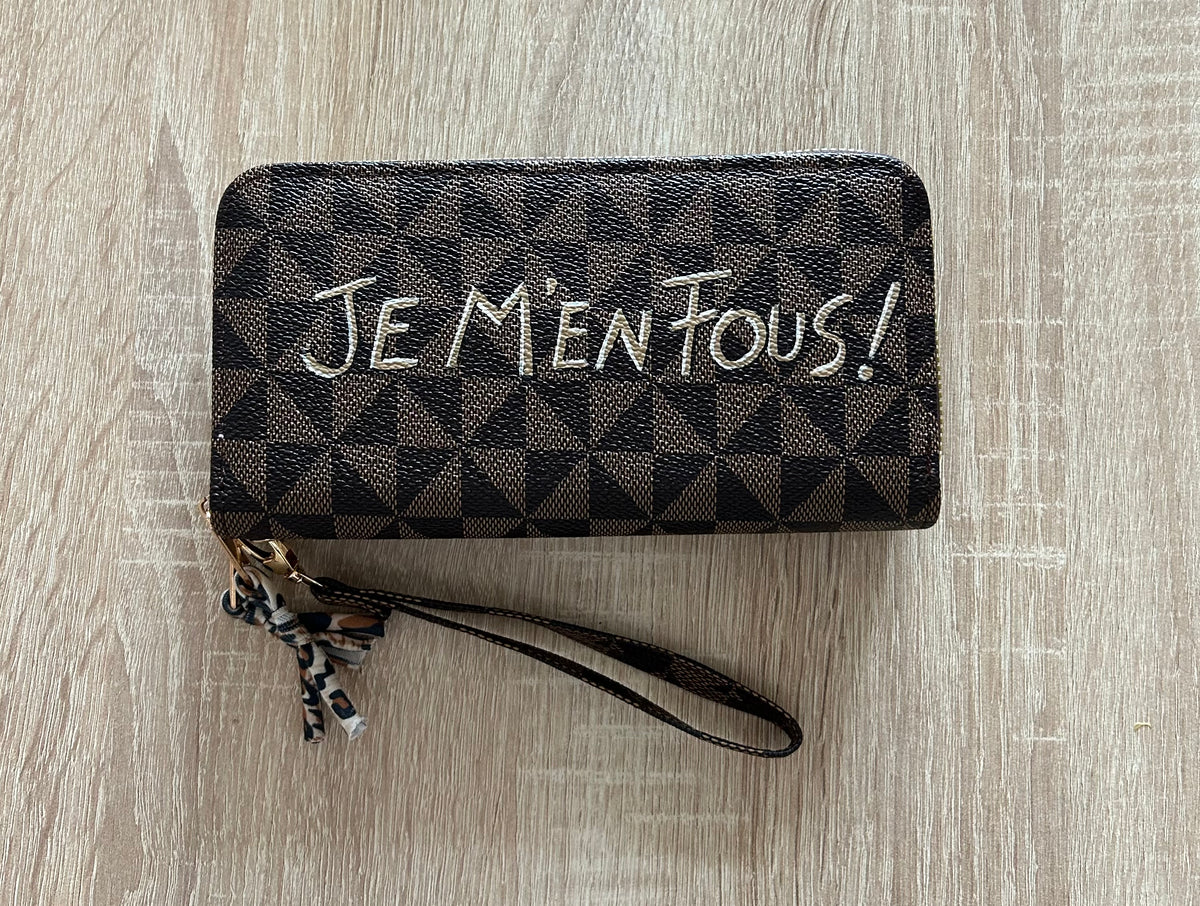 Grand Compagnon marron JE M’EN FOUS !