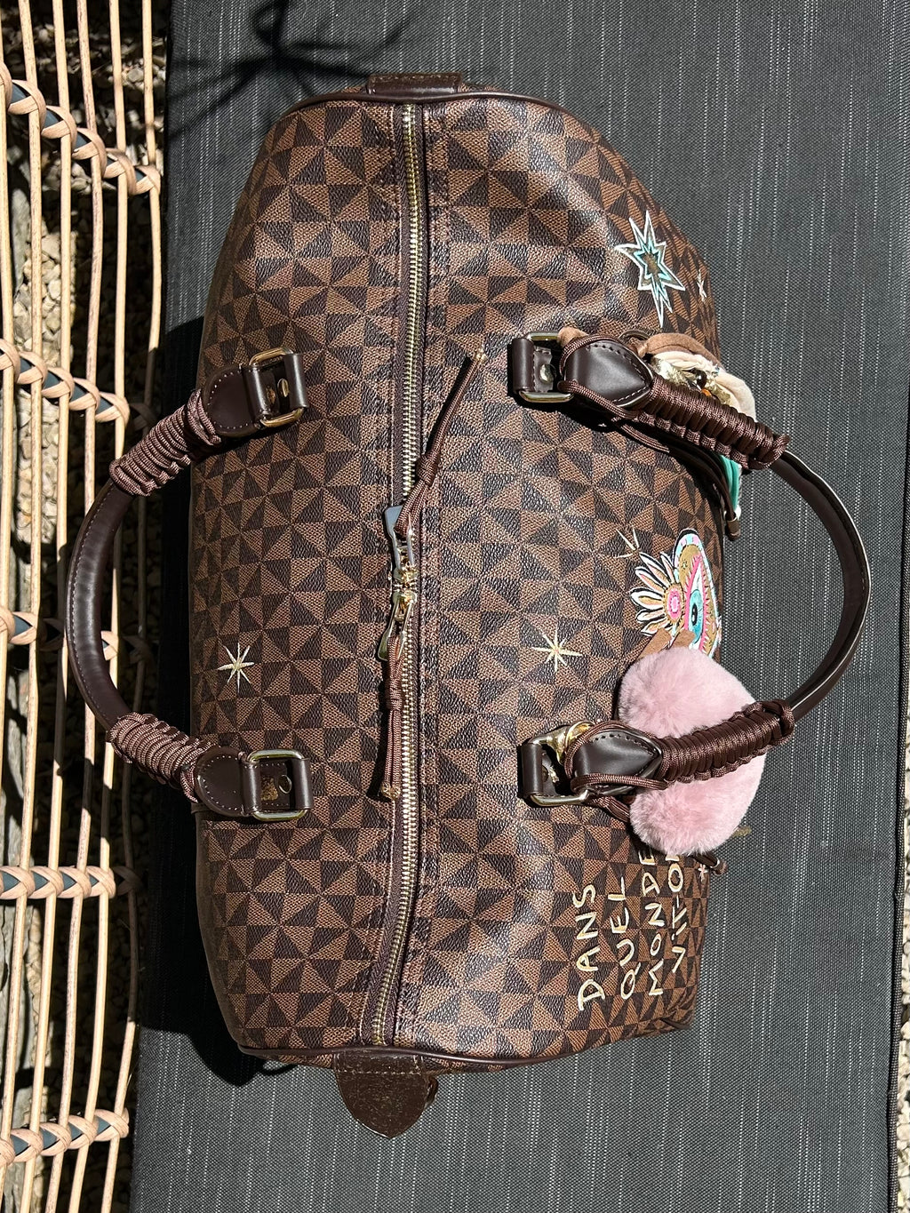 Grand sac voyage CŒUR protecteur
