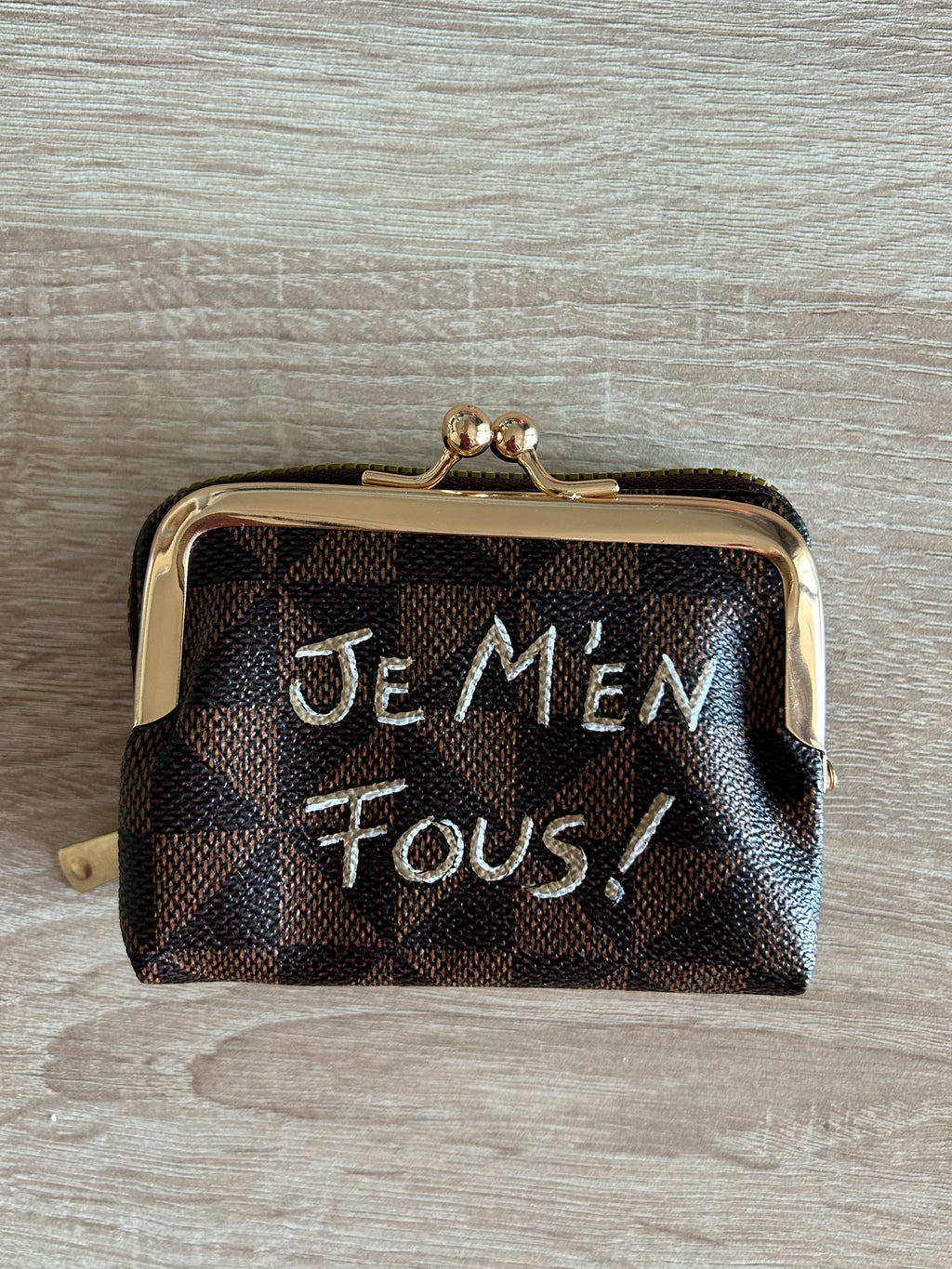 Porte-monnaie / cartes JE M’EN FOUS !