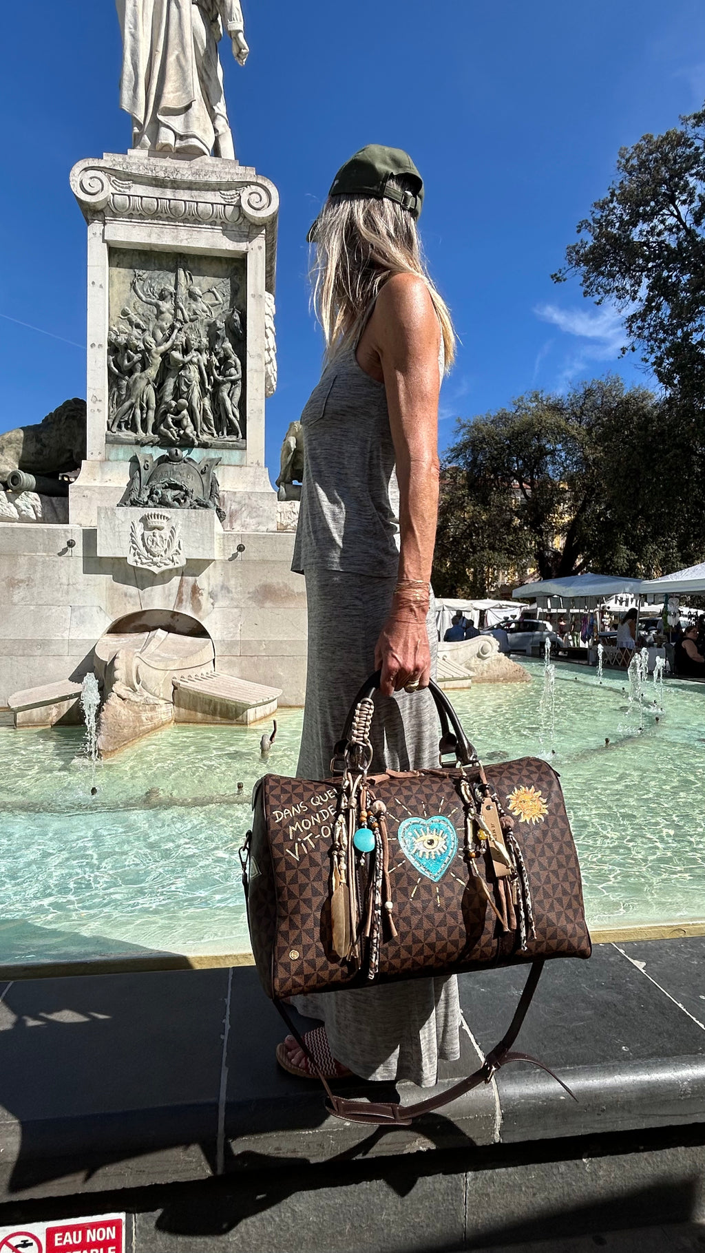 Grand sac voyage HEART & SUN